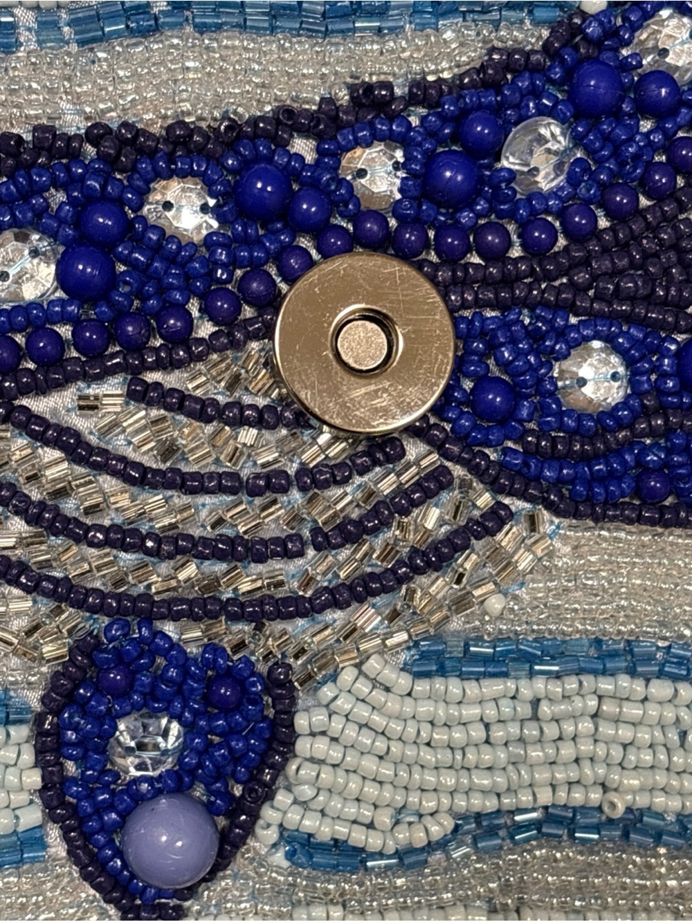 NEW RELEASE Blue Whale Beaded Shoulder Bag India Viral Beaded Bag Charm NWT - Picture 12 of 16
